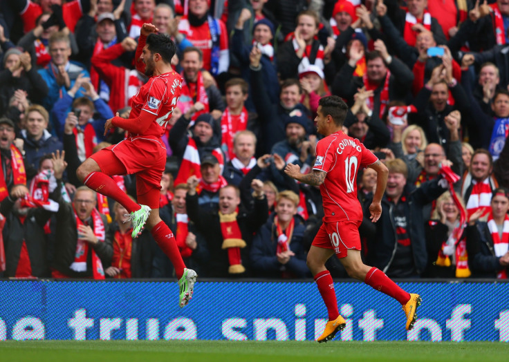 Philippe Coutinho and Emre Can