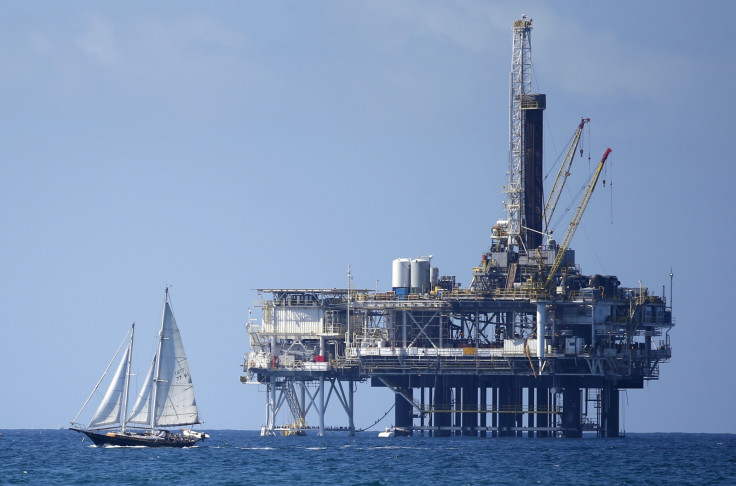 North Sea oil rig North Sea oil rig