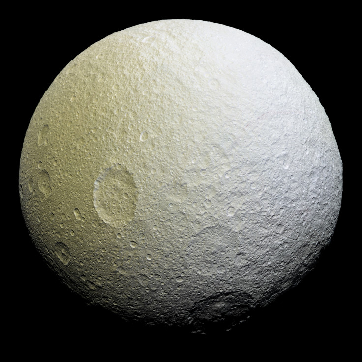 Saturn's icy moon Tethys