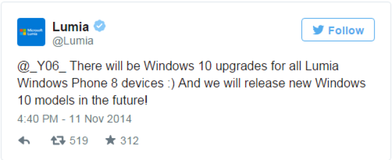 Windows 10 Mobile for Microsoft Lumia