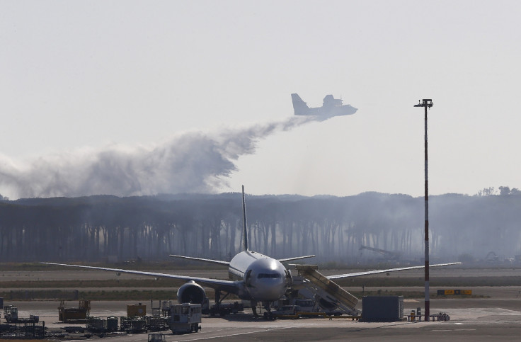 Rome's Fiumicino airport Fire