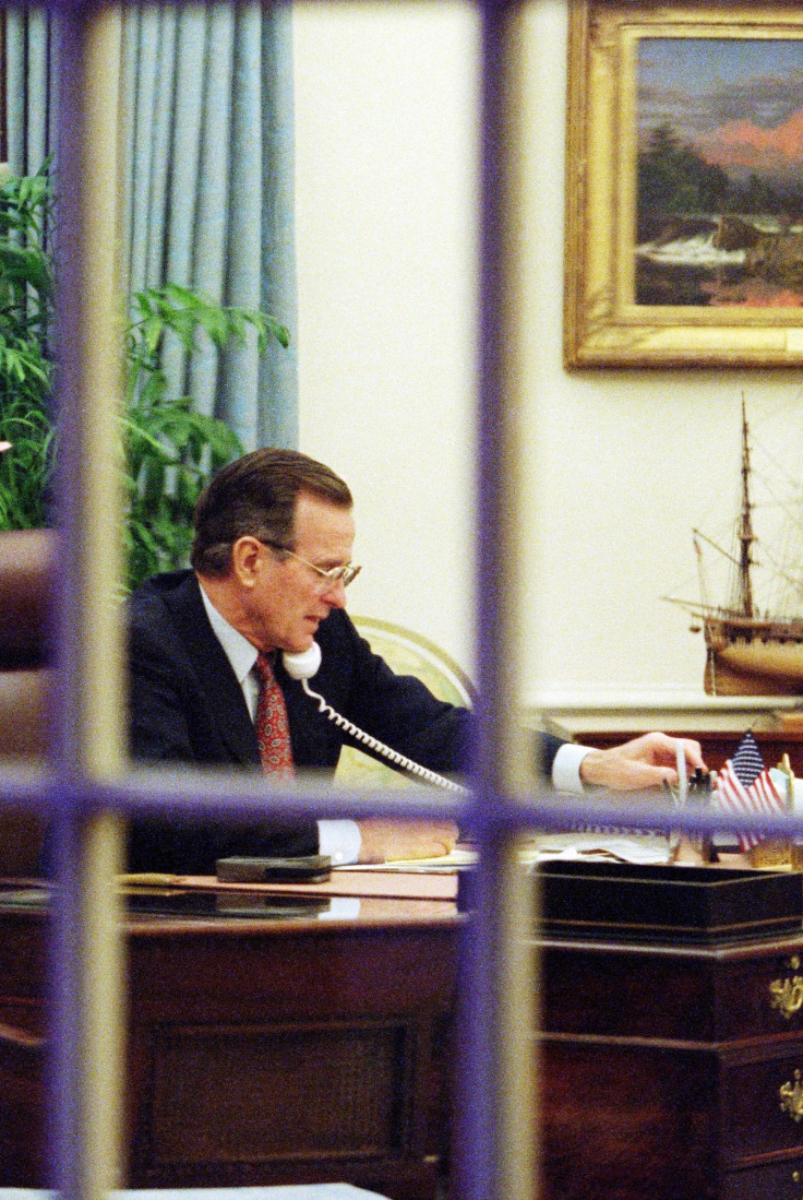 US President George Bush Gulf War