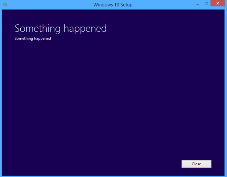 Windows 10 installation errors