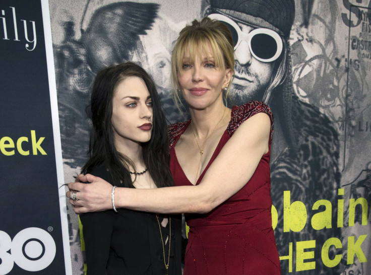 Courtney Love and Frances Cobain