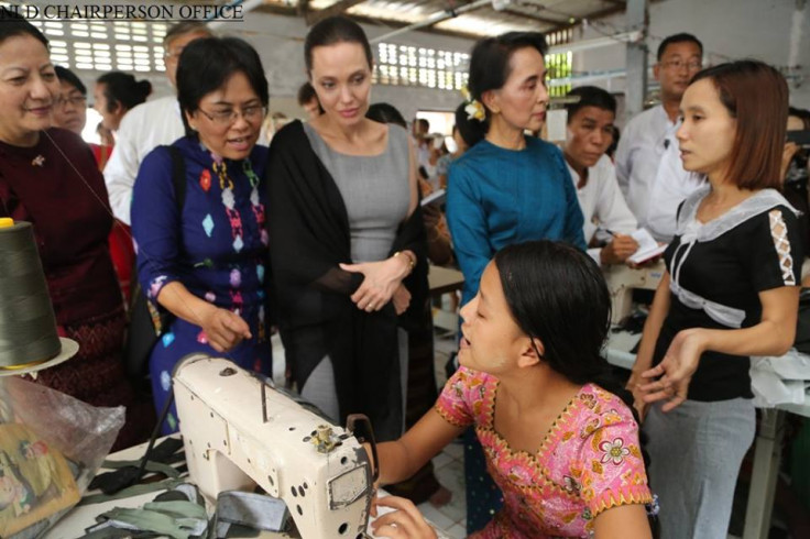 Jolie and Suu Kyi