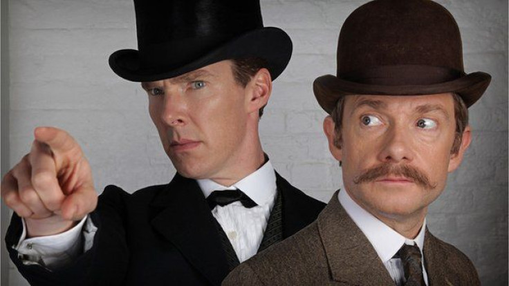 Benedict Cumberbatch and Martin Freeman in Sherlock