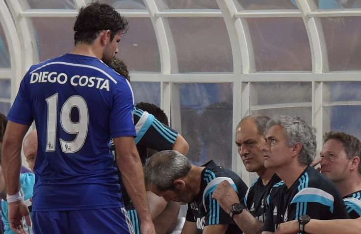 Jose Mourinho and Diego Costa