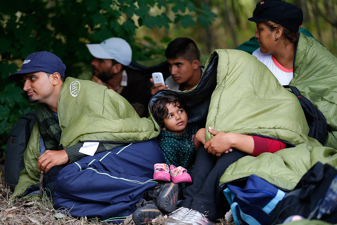 Migrants Hungary EU fence