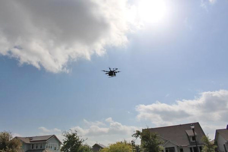 Drone searching for IoT devices in Texas