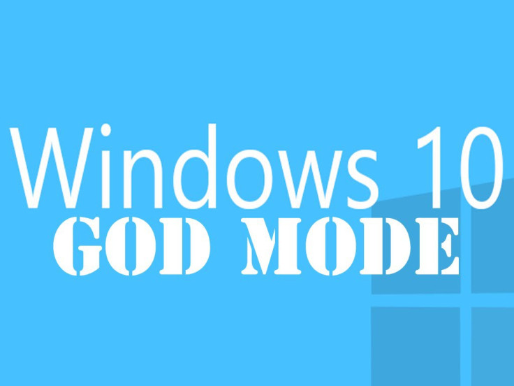 Windows 10 GodMode