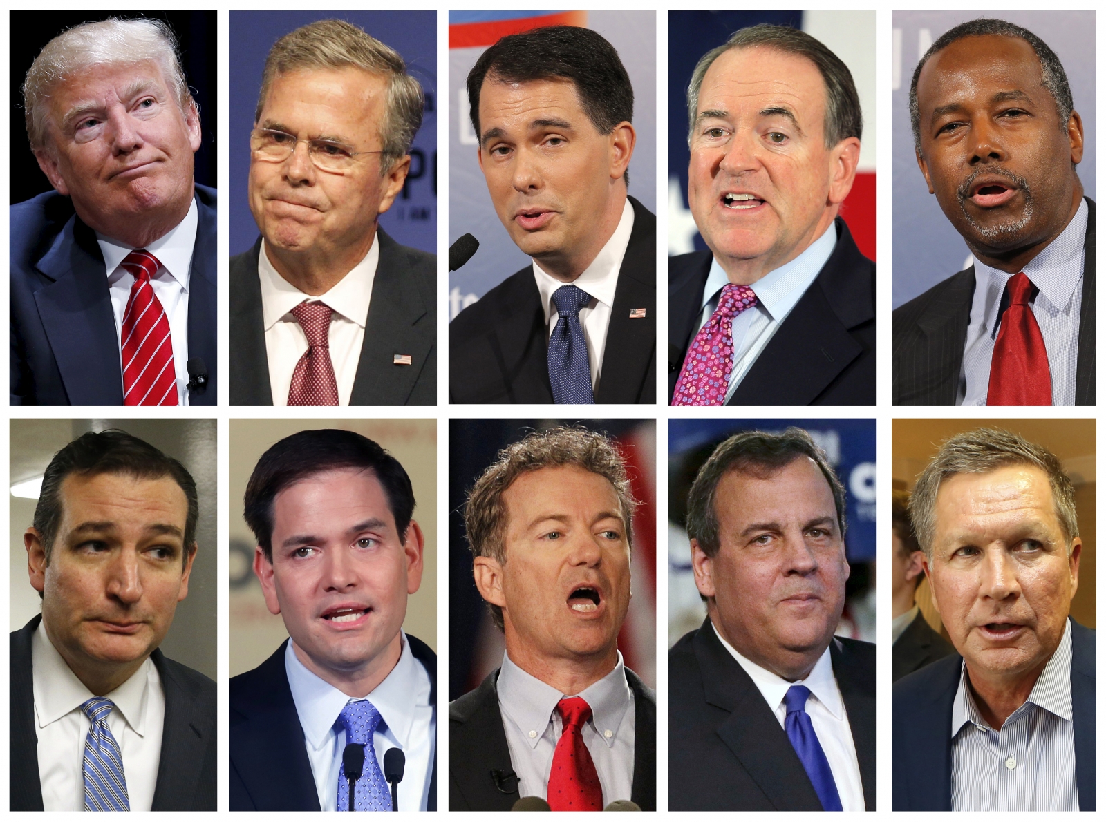 Republican debate as it happened: Top 10 candidates face-off in first ...