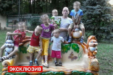 Oleg Belov and his murdered family.