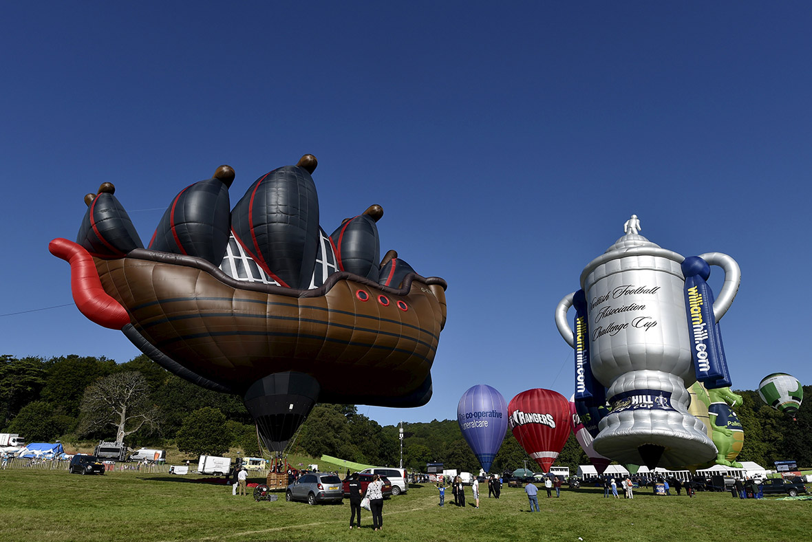 Bristol International Balloon Fiesta Hot air balloons take to the skies for 37th showing