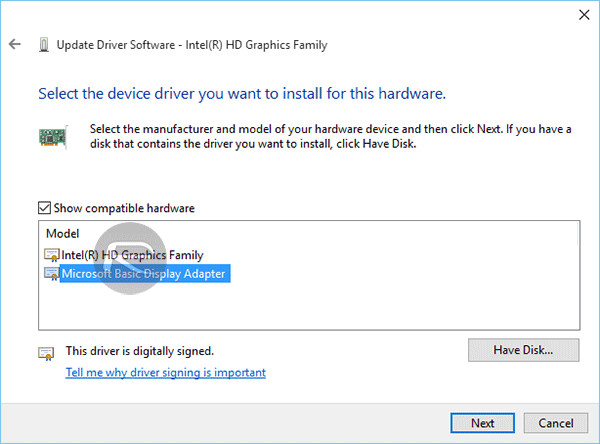 Windows 10 display brightness issue