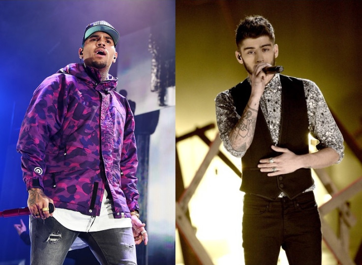 Chris Brown and Zayn Malik