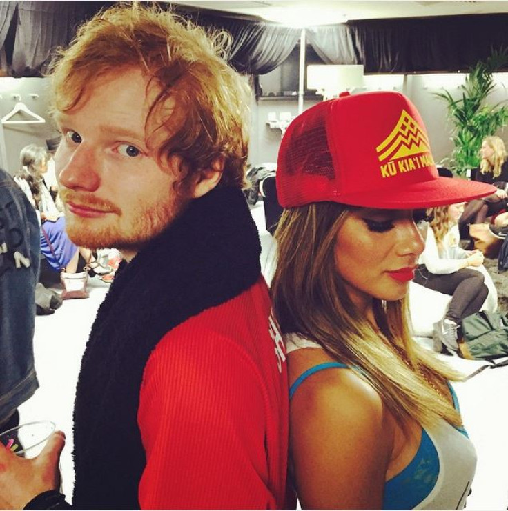 Ed Sheeran and Nicole Scherzinger