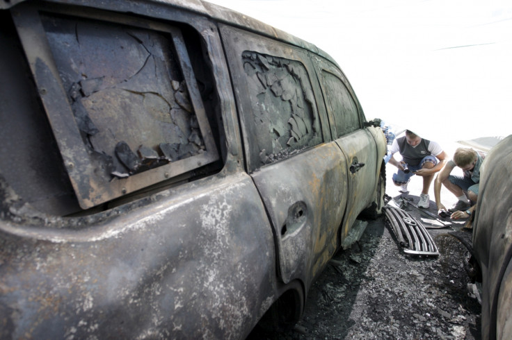 OSCE Donetsk arson