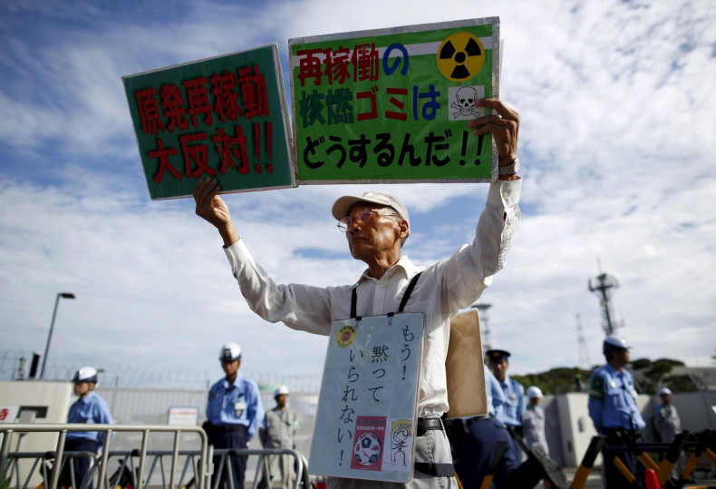 Protests at Kagoshima plant