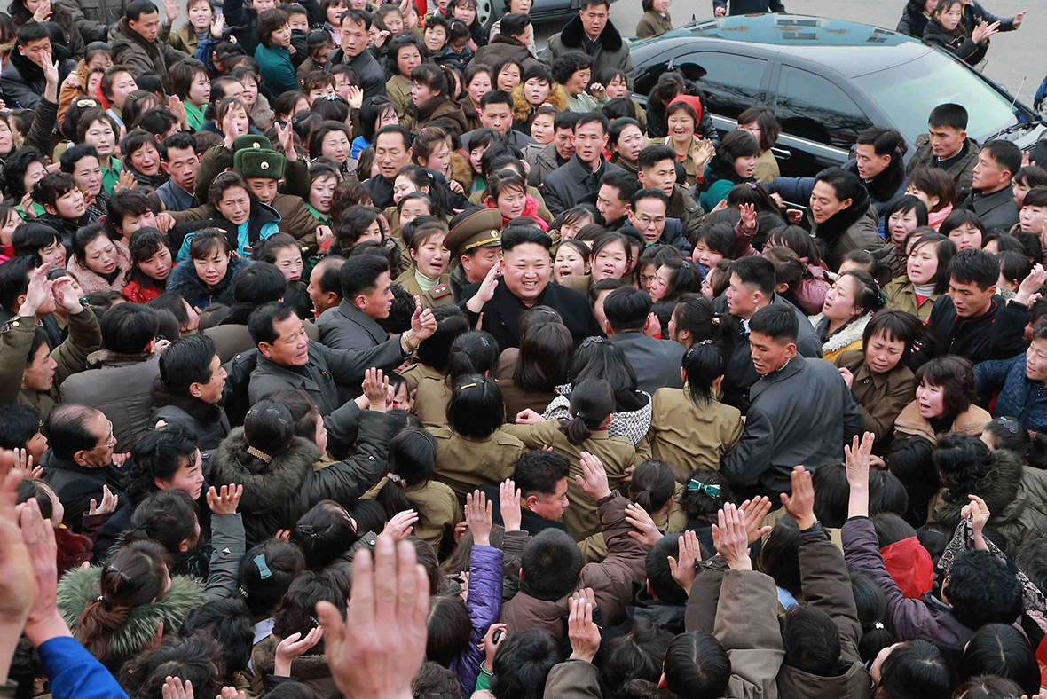 Kim Jong Un Photos Of North Korean Leader Surrounded By