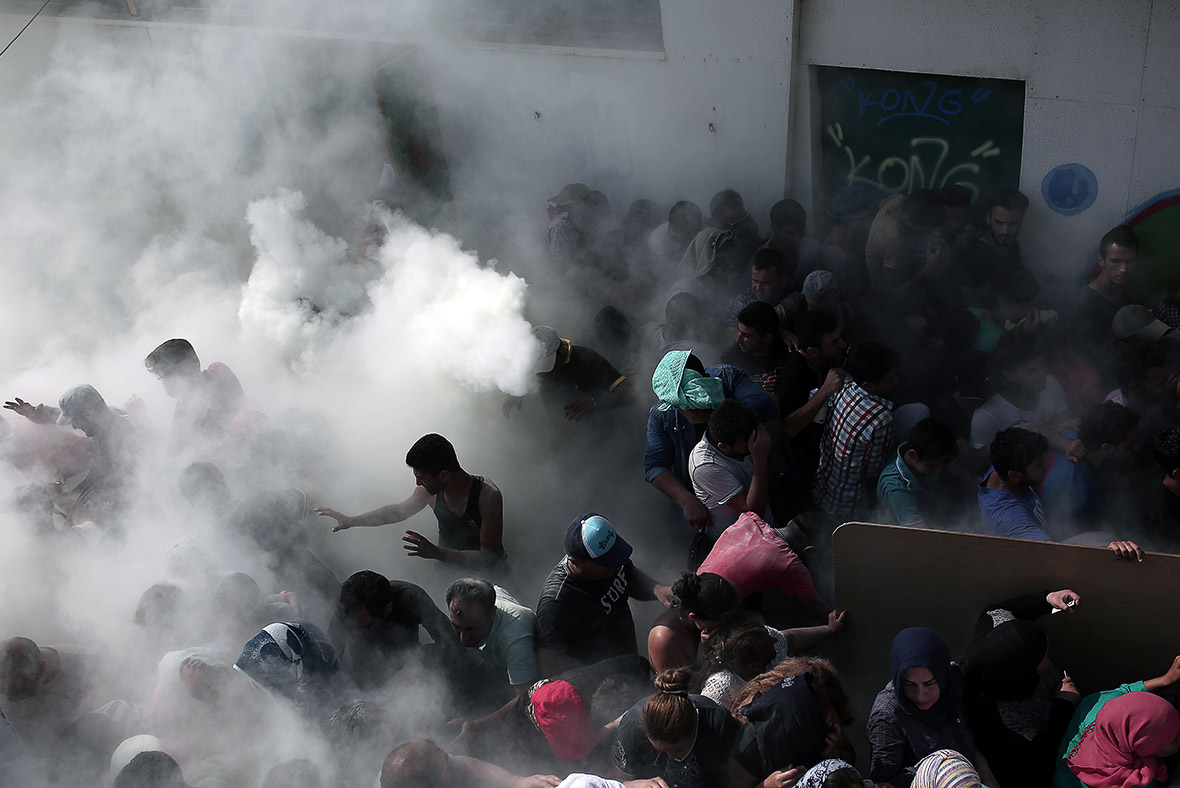 migrants Greece kos police brutality