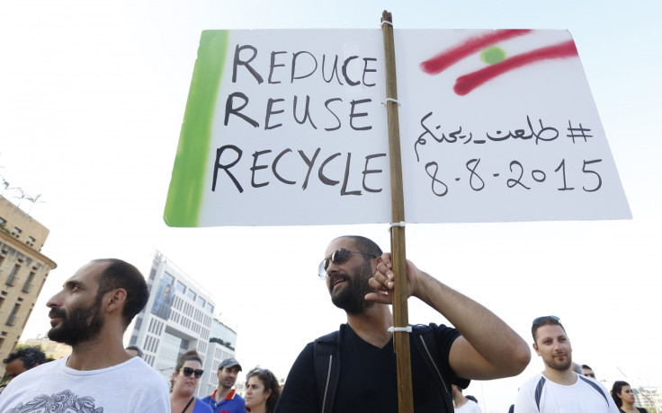 Beirut waste demo Lebanon