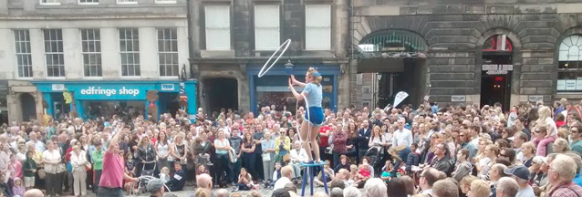 Edinburgh fringe hula hoop