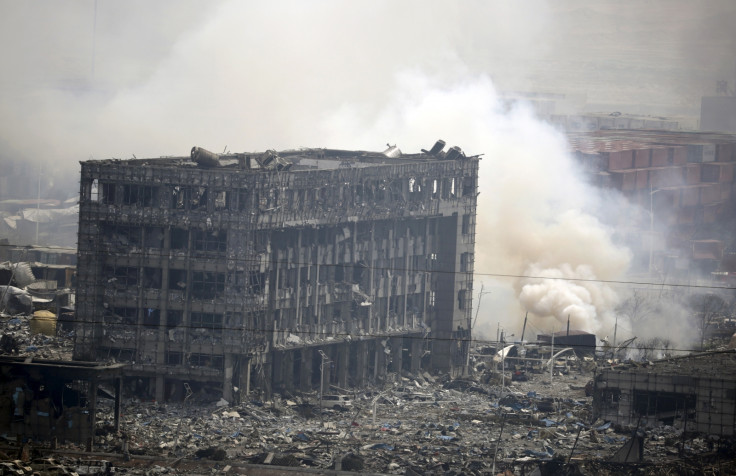 China Tianjin blast toxic pollutants