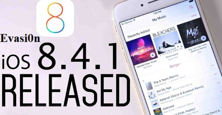 Evasi0n iOS 8.4.1 jailbreak
