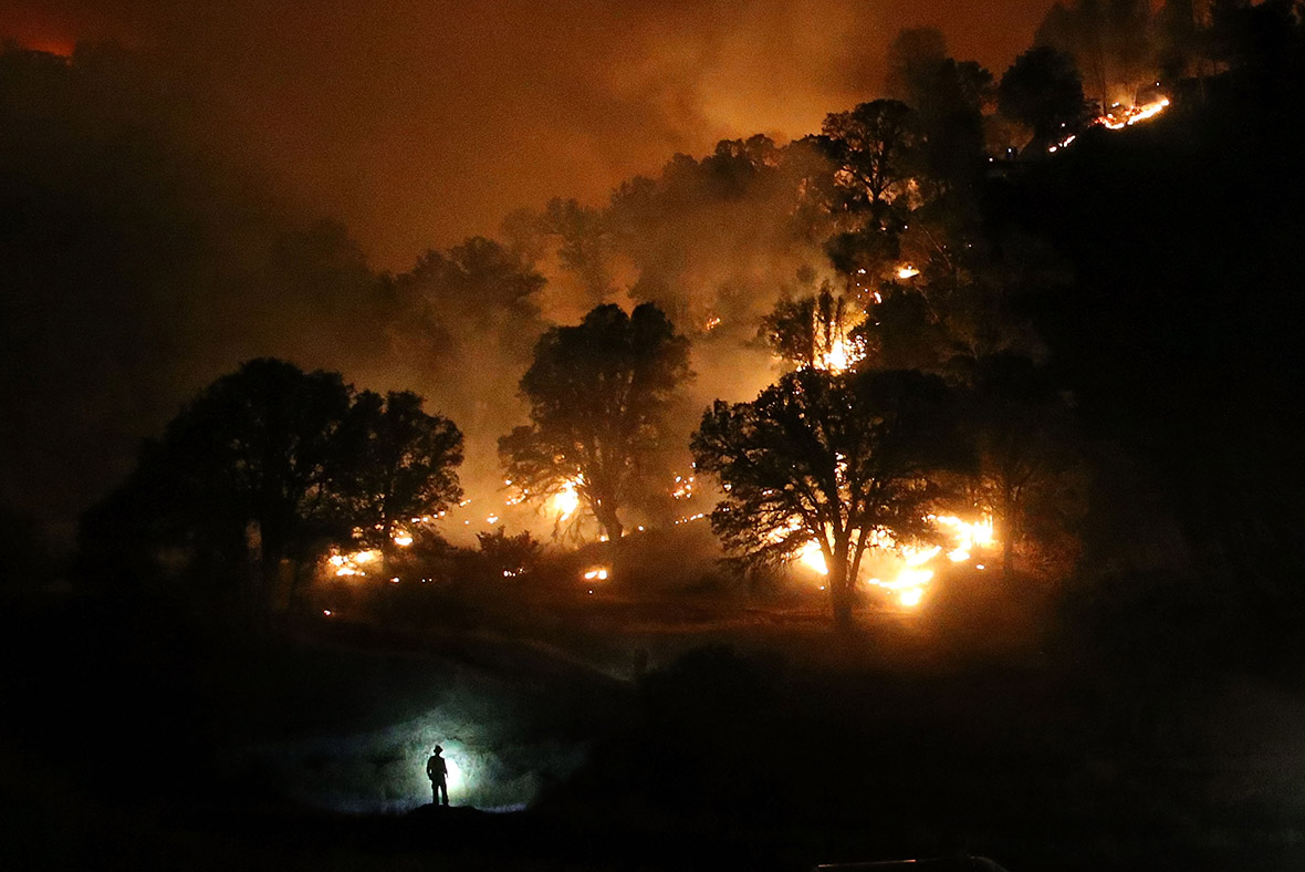 California fires drought