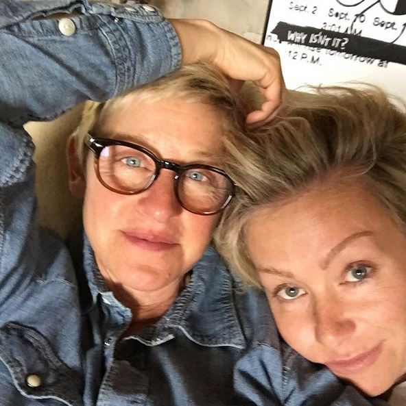 Ellen DeGeneres and Portia de Rossi: Couple&#39;s marriage &#39;hanging on by a ... - ellen-degeneres-portia-de-rossi