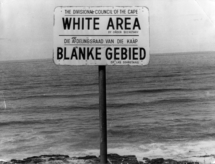 Apartheid-era sign