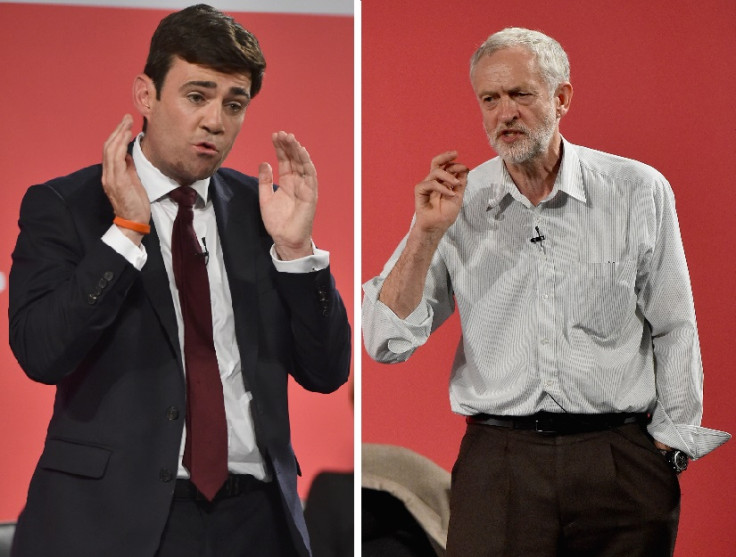 Andy Burnham and Jeremy Corbyn