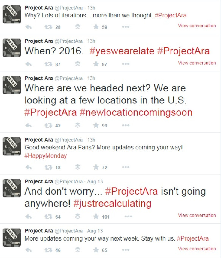 Project Ara tweets