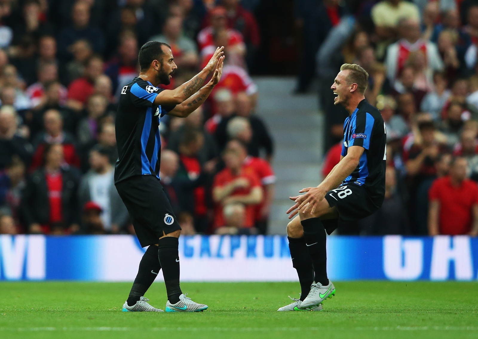 Club Brugge Vs Manchester United, Champions League 2015/16 Play-off ...