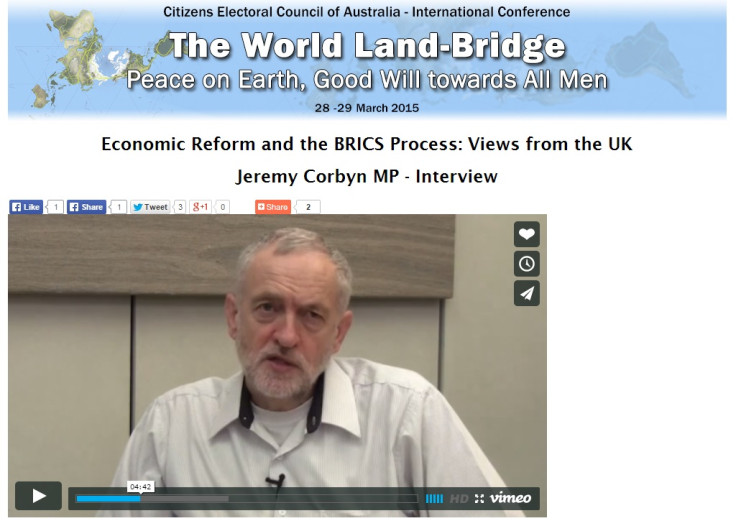 Jeremy Corbyn LaRouche Movement