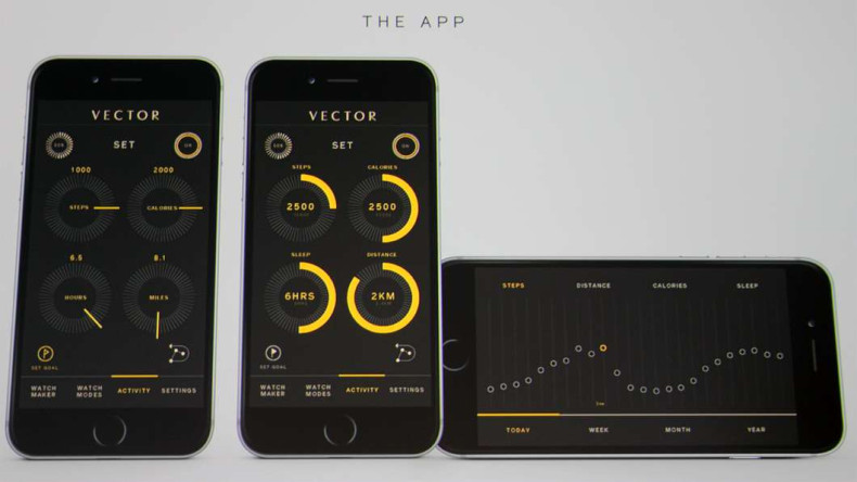 Vector Luna smartwatch iPhone app