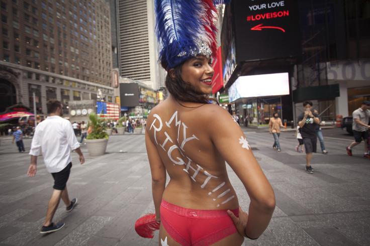 Topless Times Square