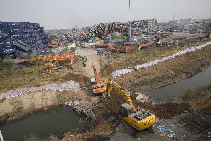 Tianjin explosion dead fish cyanide