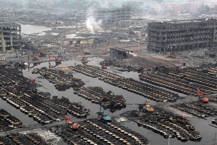 Tianjin explosion dead fish cyanide