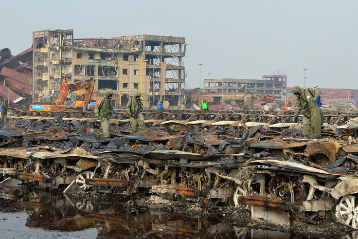 Tianjin explosion dead fish cyanide