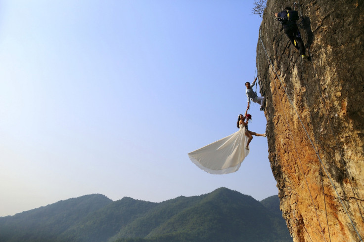 cliff wedding