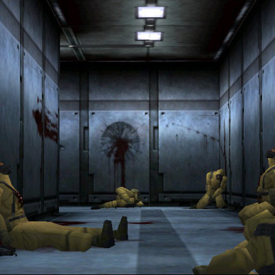Metal Gear Solid hallway
