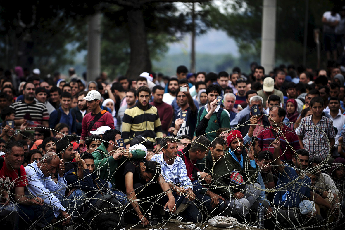 Macedonia migrants