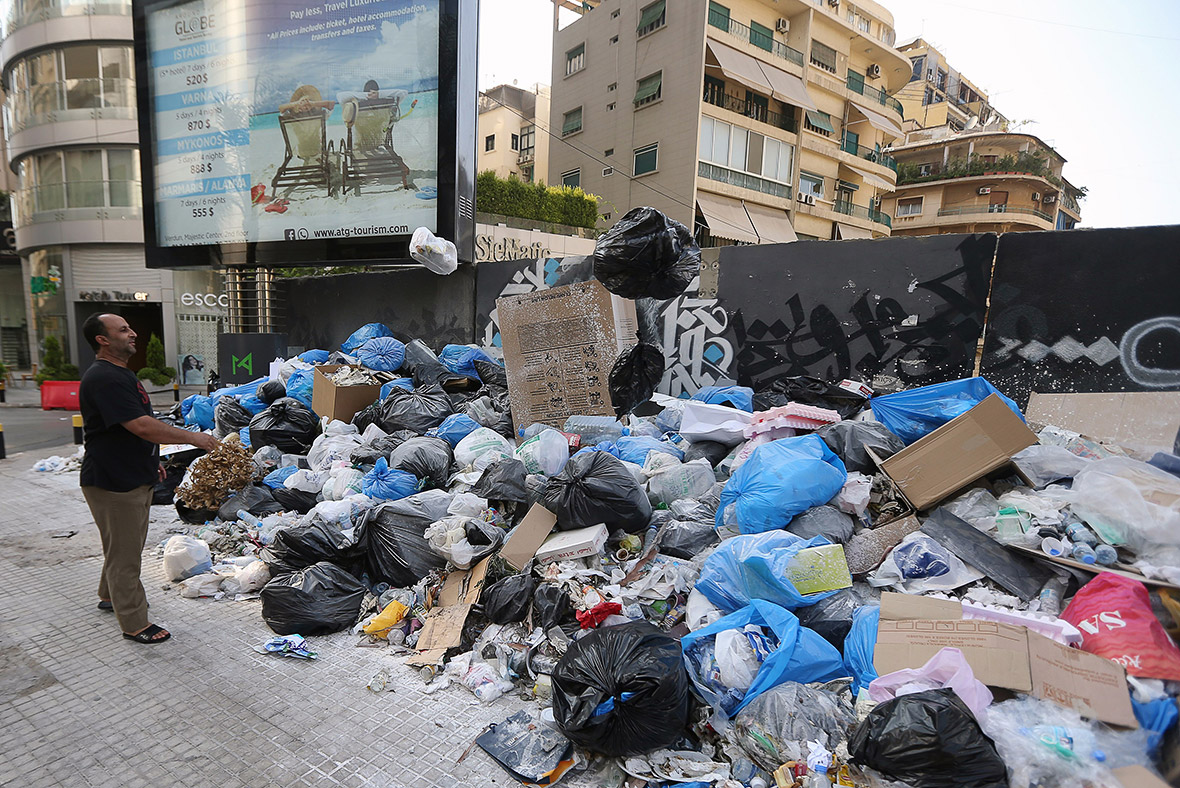 Beirut rubbish collection you stink