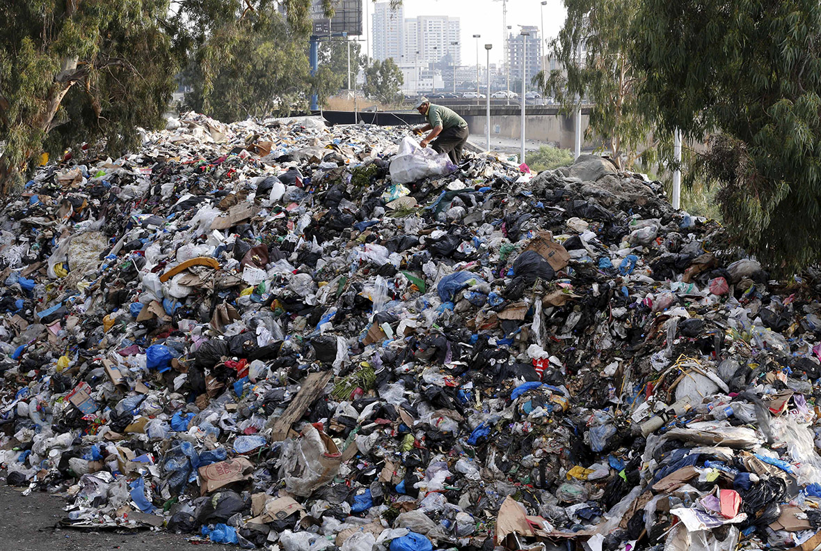 Beirut rubbish collection you stink