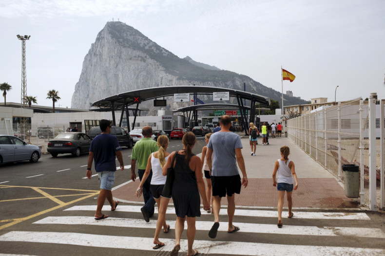 Gibraltar border Spain
