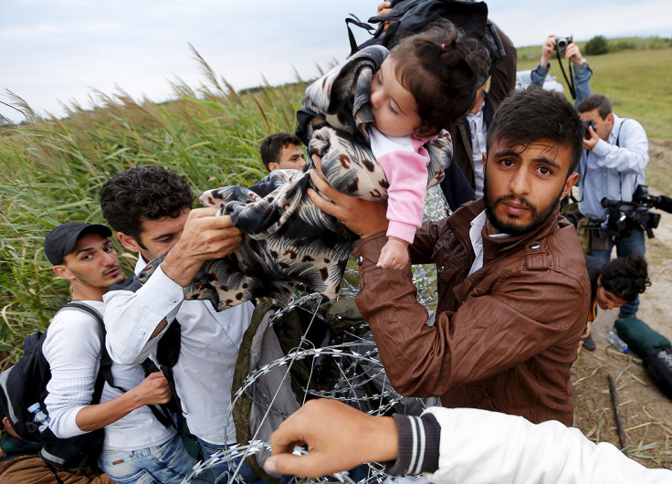 Migrants Hungary EU fence