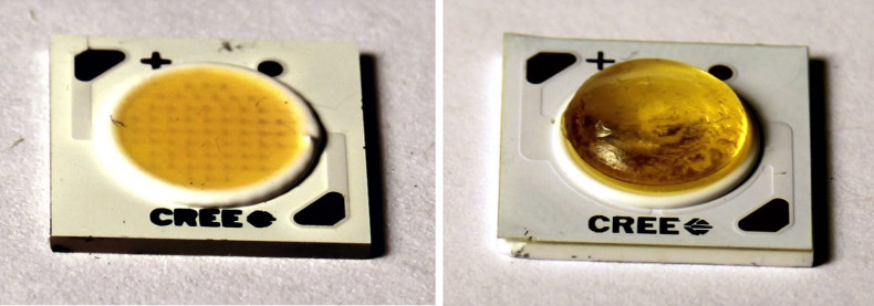 LED lenses 3D printed using MIT's MultiFab
