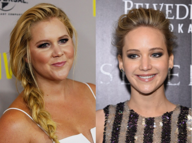 Amy Schumer and Jennifer Lawrence