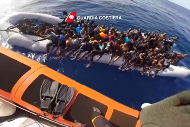 Migrant dinghy
